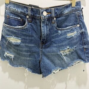 Blank NYC Barrow Distressed Denim Shorts